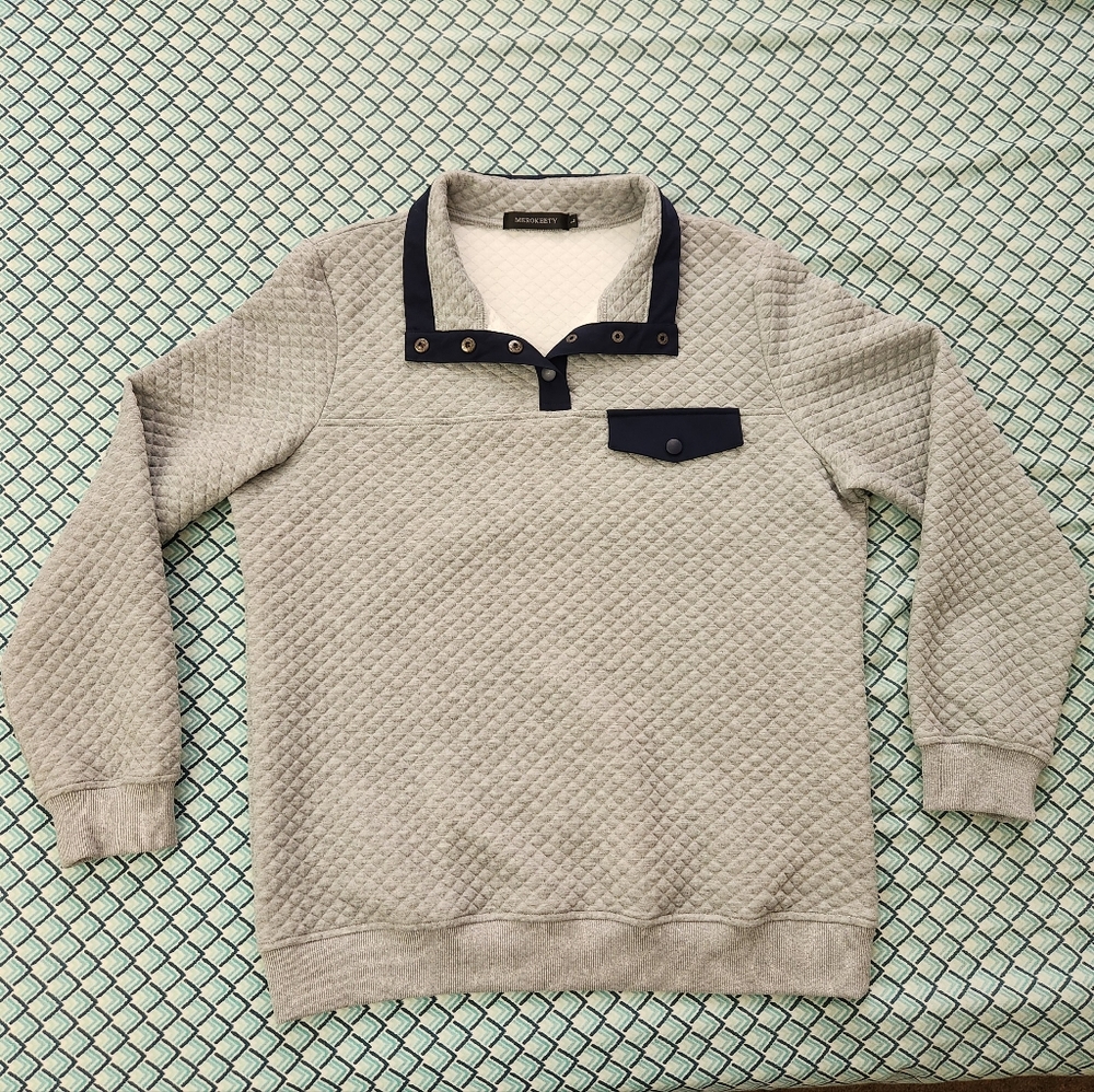 Quilted Pullover